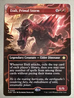 MTG / Etali, Primal Storm / FDN / #329 / Regular (Borderless) / Rare / NM - Image 1