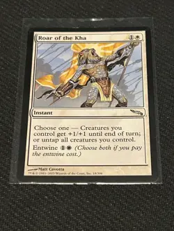 Magic the Gathering Mirrodin Roar of the Kha - Image 1