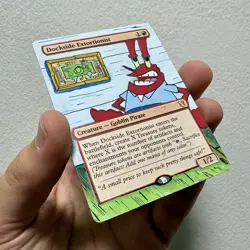 Dockside Extortionist - Mr. Krabs SpongeBob - MTG Painted Alter - Image 2