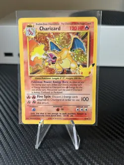 Pokemon TCG Charizard 4/102 Celebrations Classic Collection Holo Rare - Image 1