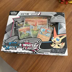 Victini Illustration Collection Pokemon TCG Black Bolt & White Flare inc 4 Packs - Image 1
