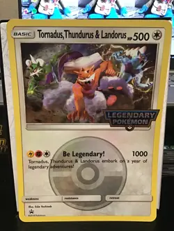 Tornadus ,Thundurus & Landorus Jumbo Pokemon Black Star Promo - Image 1