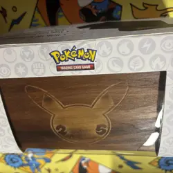 Pokemon TCG 25th Anniversary Celebrations Wooden Deck Box BRAND NEW - Image 5
