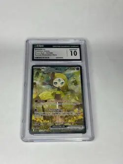 Pokemon TCG Black Bolt Meloetta ex 167/086 Special Illustration Rare SIR CGC 10 - Image 1