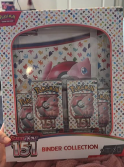 Nintendo Pokemon TCG Scarlet & Violet - 151 Binder Collection - 4 Packs 820650853142 - Image 1
