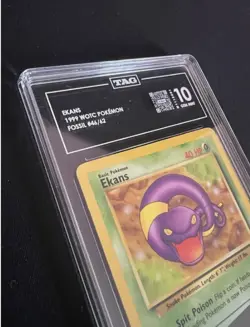 1999 Pokemon Fossil 46/62 - TAG GEM MINT 10 - EKANS DM FOR OFFERS - Image 1