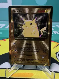 2021 Pokemon Pikachu Gold Metal Ultra Premium Collection 58/102 - Celebrations - Image 1