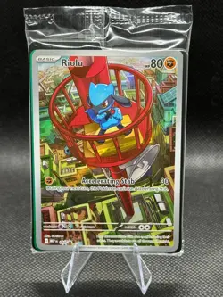 SEALED Riolu MEP 010 Mega Evolution ETB Black Star Promo Pokemon TCG - Image 1