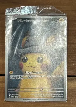 Pikachu With Grey Felt Hat Sealed 085 Black Star Promo 🔥 Pokemon X Van Gogh - Image 1