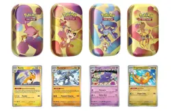 Pokemon TCG Scarlet & Violet 151 Mini Tin 4-Pack Sam’s Club Sealed - Image 1