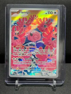 Flamigo 227/193 IR Illustration Rare Pokemon 2023 Paldea Evolved NM - Image 1