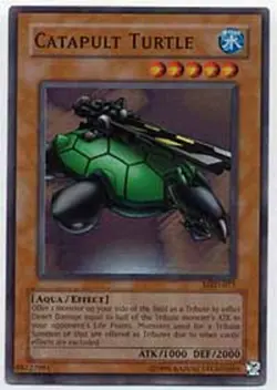 Catapult Turtle - MRD-075 - Super Rare - Unlimited Edition Heavily Played Metal - Image 1