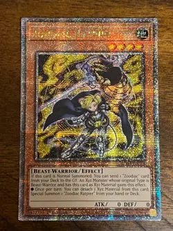 Yu-Gi-Oh! Zoodiac Ratpier QUARTER CENTURY SECRET RARE - RA04-EN274, 1st Ed, NM - Image 1