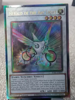 YuGiOh! Herald of the Arc Light RA01-EN031 Ultimate Rare 1st Ed - Image 1