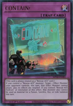 Yugioh MP24-EN283 - CONTAIN! - Ultra Rare - Image 1