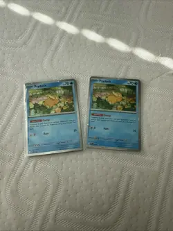 Pokemon TCG: Psyduck Black Star Promo 007 Mega Evolution Cosmo Holo Foil 2 Cards - Image 1