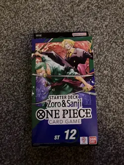 One Piece TCG Zoro & Sanji Starter Deck ST-12 English (SEALED) Cards - Image 1