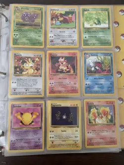 Pokemon Card Lot / Binder. Base Jungle Fossil set Rares - Image 3