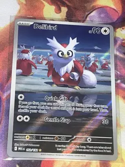 Pokemon Delibird 152/132 Mega Evolution Illustration Rare Card NM - Image 1