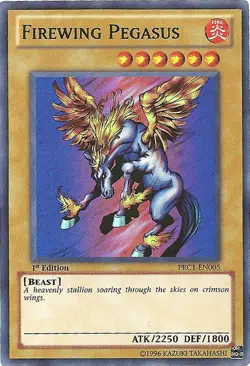 Firewing Pegasus - PRC1-EN005 - Super Rare - 1st Edition Near Mint Yugioh! Card - Image 1