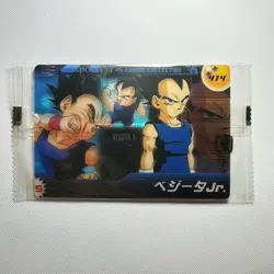 S1836 Vegeta 414 Japanese Dragon Ball Morinaga Wafer Card Sealed - Image 1