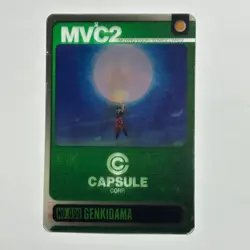 M1446 Son Goku Genki Dama No.099 Japanese Dragon Ball Capsule Morinaga Card - Image 3