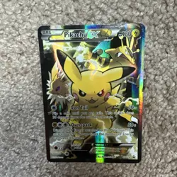 Pikachu EX XY124 XY Promos Holo Card Near Mint Condition - Image 3