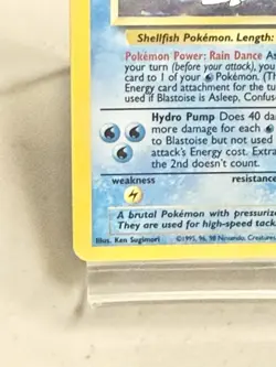 Blastoise 2/102 Base Set 1999 Holo Rare WOTC Pokemon Card TCG LP/MP - Image 4