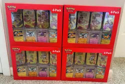 4x Pokemon TCG: S&V 151 - 4 Pack Mini Tins + 4 Promo Cards Sams Club - Image 1