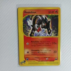 Pokemon Skyridge Houndour #66 VGC clean card NM Rare Vintage - Image 1