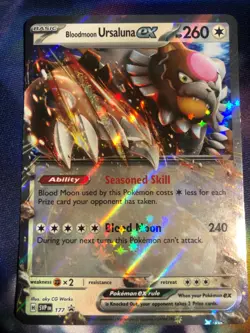 Bloodmoon Ursaluna ex 177 Sv: Scarlet & Violet Promo Cards Holo - Image 1
