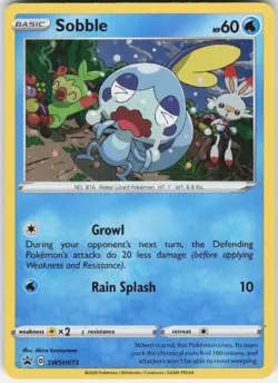 Sobble Promo SWSH: Sword & Shield Promo Cards SWSH073 LP - Image 1