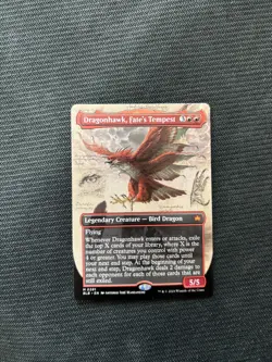 Dragonhawk, Fate's Tempest (Borderless) Bloomburrow Regular - Image 1