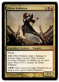 MTG Olivia Voldaren - Innistrad Moderately Played English - Image 1