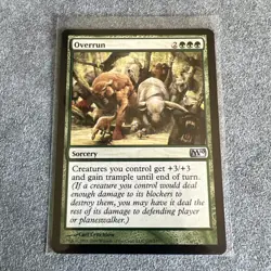 Overrun - Magic The Gathering MTG 2010 Core Set M10 #198/249 - Image 1