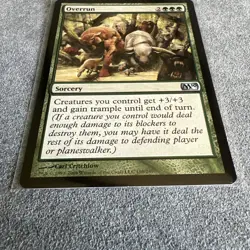 Overrun - Magic The Gathering MTG 2010 Core Set M10 #198/249 - Image 2