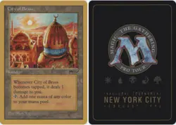 City of Brass - Mark Justice - 1996 ~ Near Mint Pro Tour E MTG Magic UltimateMTG - Image 1