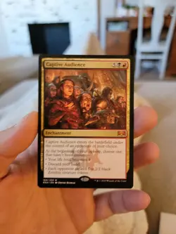 Captive Audience RAVNICA ALLEGIANCE NM Mtg Magic The Gathering W3 - Image 1