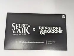 MTG Secret Lair x D&D: Death Is in the Eyes of the Beholder I + II Rainbow FOIL - Image 4
