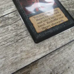 Magic The Gathering MTG Demonic Tutor Beta Limited Edition MP Good Ungraded - Image 2