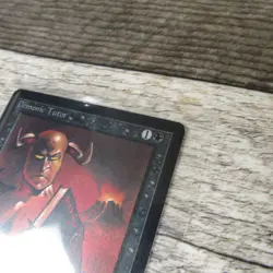 Magic The Gathering MTG Demonic Tutor Beta Limited Edition MP Good Ungraded - Image 5