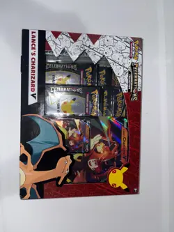 Pokemon TCG Celebrations Collection Lance's Charizard V Box 820650101625 - Image 1