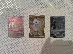 POKEMON ULTRA PREMIUM 151 bundle 3 carte MEWTWO MEW EX Promo 052 053 205 ENG - Image 3