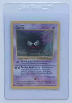 1999 Pokemon Game Gastly #050 Shadowless -- LP - Image 1