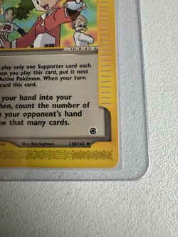 Copycat Expedition Trainer Supporter 138/165 Uncommon WOTC Vintage Pokemon - Image 5