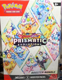 Pokemon TCG: Prismatic Evolutions Booster Bundle SV 8.5 | 6 Packs **Sealed-New** - Image 1