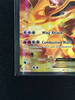 Pokemon Charizard EX XY121 XY Generations Full Art Holo Black Star Promo NM - Image 4