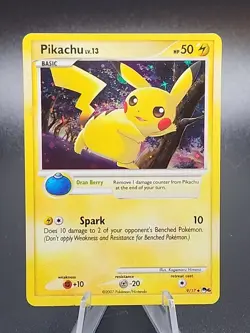 2007 Pokemon POP Series 6 Pikachu Holo #9/17 J - Image 1
