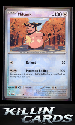 Miltank (Master Ball Pattern) 081/131 Pokemon Common SV: Prismatic Evolutions Ca - Image 1