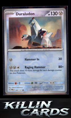 Duraludon (Master Ball Pattern) 069/131 Pokemon Common SV: Prismatic Evolutions - Image 1